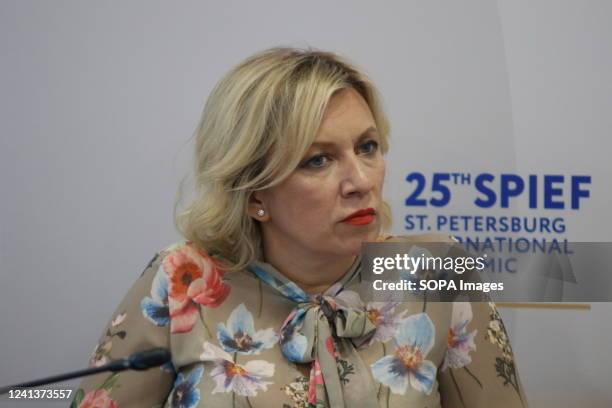 Maria Zakharova, Director, Department of Information and the Press, Ministry of Foreign Affairs of the Russian Federation at session "Getting a Visa...