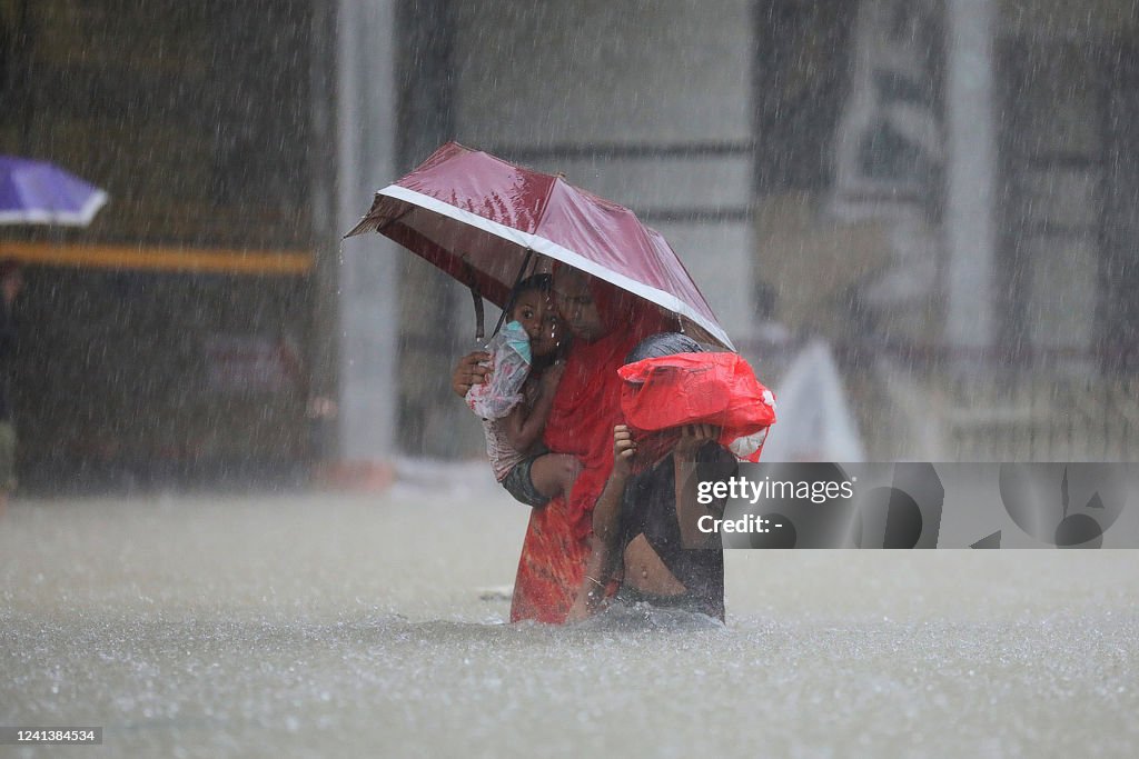 BANGLADESH-WEATHER-FLOOD-MONSOON