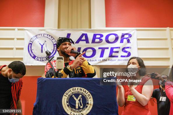 Labor leader Chris Smalls, president of Amazon Labor Union, Labor leader Chris Smalls, president of Amazon Labor Union,