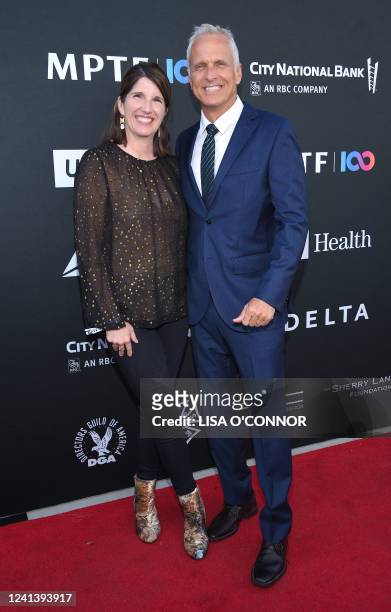 Actor Patrick Fabian and wife Mandy Fabian attend the Motion Picture & Television Fund's "100 Years of Hollywood: A Celebration of Service" at The...
