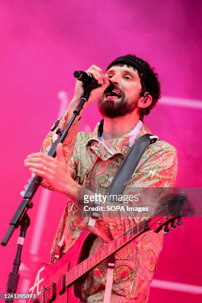 British singer songwriter and guitarist Sergio Pizzorno, front man British indie rock band Kasabian, winners of the 2010 and 2014 Q Awards "Best Act...