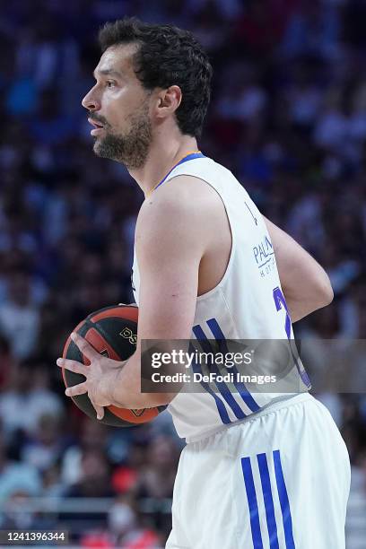 Real Madrid Baloncesto's Sergio Llull during Liga Endesa ACB 3rd Final match. June 17,2022 Madrid, Spain.