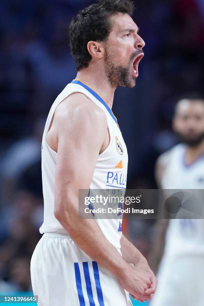 Real Madrid Baloncesto's Sergio Llull during Liga Endesa ACB 3rd Final match. June 17,2022 Madrid, Spain.