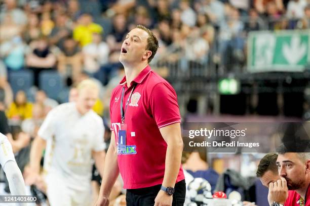 Momir Ilic of Telekom Veszprem HC looks dejected during the EHF Champions League Final4 Men 3rd place match between THW Kiel and Telekom Veszprem HC...