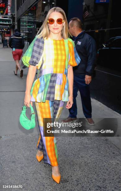 Kristen Bell is seen arriving to 'Good Morning America' on June 20, 2022 in New York City.