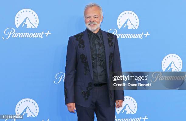 Graham Norton attends the UK launch of Paramount+ at Outernet London on June 20, 2022 in London, England.