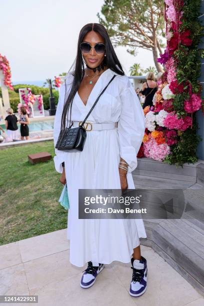 Naomi Campbell attends Spotify's intimate evening of music and culture, during Cannes Lions 2022, at Villa Mirazur on June 20, 2022 in Cannes, France.