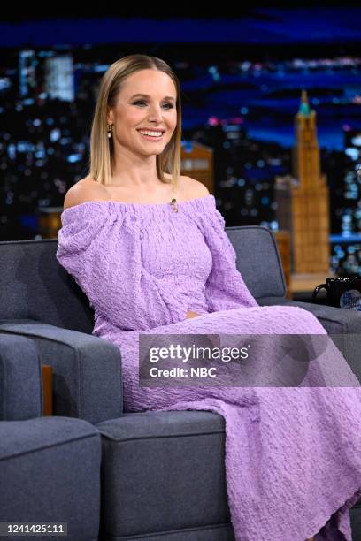 Episode 1674 -- Pictured: Actress Kristen Bell during an interview on Monday, June 20, 2022 --