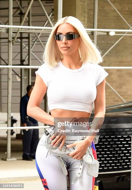 Kim Kardashian is seen at the World Trade Center on June 21, 2022 in New York City.