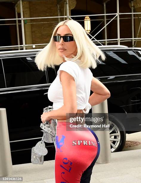 Kim Kardashian is seen at the World Trade Center on June 21, 2022 in New York City.