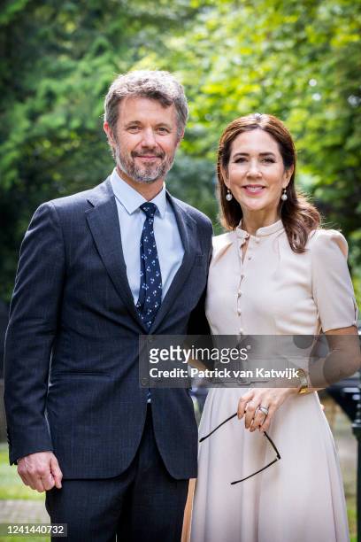 Crown Prince Frederik of Denmark and Crown Princess Mary of Denmark attends a reception at the end of their two day visit to The Netherlands at the...