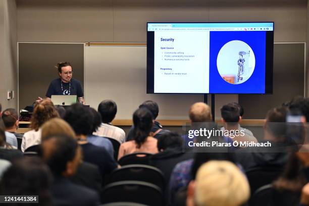 Toronto , Canada - 21 June 2022; Andrew Zigler, Developer Advocate, Mattermost, on Masterclass Stage 1, Open-source collaboration for software...