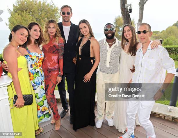 Klariza Clayton, Kaya Scodelario, Abbey Clancy, Peter Crouch, Amber Le Bon, Tinie Tempah, Kelly Prehn and Sassan Behnam-Bakhtiar attend the reveal of...