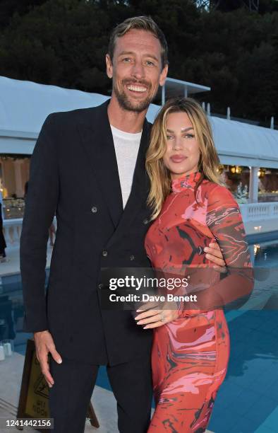 Peter Crouch and Abbey Clancy attend the reveal of THE JOURNEY presented by Sassan Behnam-Bakhtiar and Ali Jassim at The Four Seasons Grand-Hotel du...