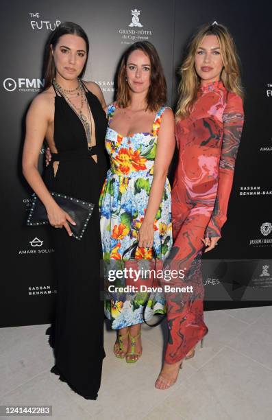 Amber Le Bon, Kaya Scodelario and Abbey Clancy attend the reveal of THE JOURNEY presented by Sassan Behnam-Bakhtiar and Ali Jassim at The Four...