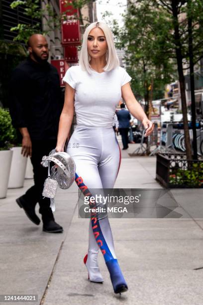 Kim Kardashian is seen on June 21, 2022 in New York City.