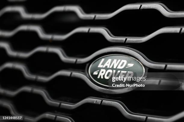 Land Rover logo is seen on a car in Krakow, Poland on June 21, 2022.