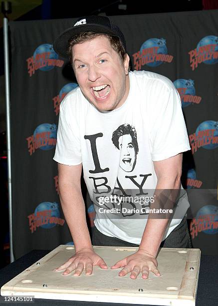 Nick Swardson visits Planet Hollywood Times Square on September 8, 2011 in New York City.