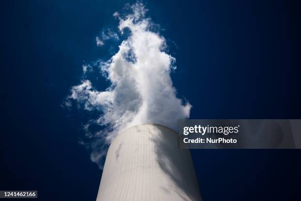 General view of Walsum coal power plant is seen in Dusiburg, Germany on June 22, 2022 as German plans to use coal instead gas for power generation to...