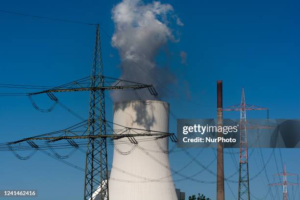 General view of Walsum coal power plant is seen in Dusiburg, Germany on June 22, 2022 as German plans to use coal instead gas for power generation to...