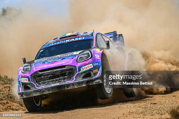 Craig Breen of Ireland and Paul Nagle of Ireland compete with their M-Sport Ford WRT Ford Puma Rally1 during Day One of the FIA World Rally...