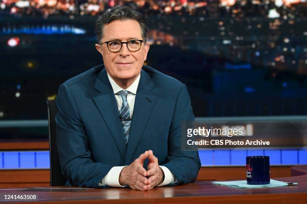 The Late Show with Stephen Colbert during Mondays June 13, 2022 show.