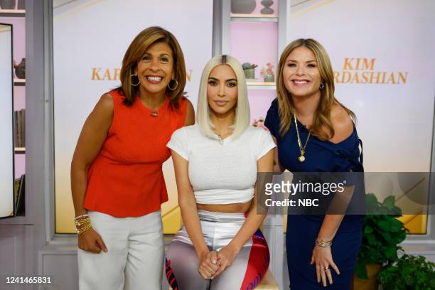 Hoda Kotb, Jenna Bush Hager and Kim Kardashian on Tuesday June 21, 2022 --