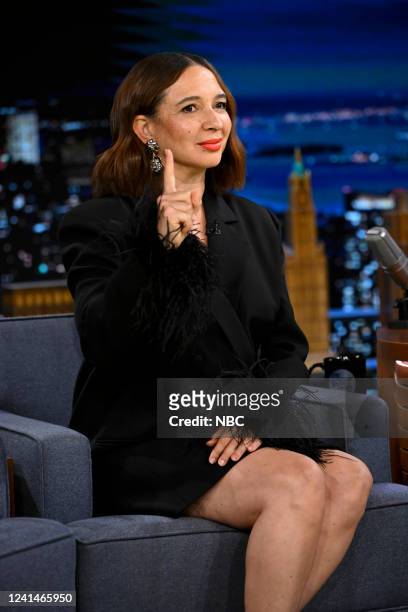 Episode 1676 -- Pictured: Actress Maya Rudolph arrives on Wednesday, June 22, 2022 --