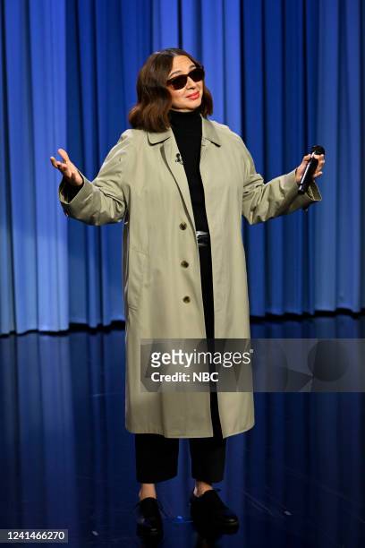 Episode 1676 -- Pictured: Host Maya Rudolph during Suggestion Box on Wednesday, June 22, 2022 --