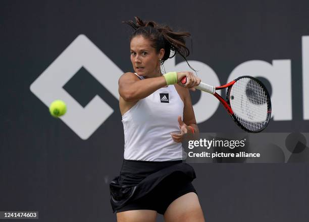 June 2022, Hessen, Bad Homburg: Tennis, WTA Tour, Women, Singles, Quarterfinals, Kassatkina - Andreescu : Darya Kassatkina in action. Photo: Hasan...