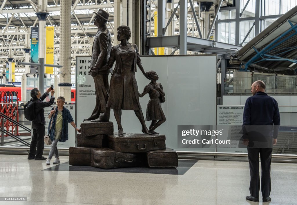 Windrush Monument Debuts At Waterloo Station