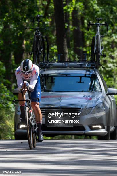 Maciej Bodnar during the Cycling Polish Championships in Leoncin, Poland, on June 22, 2022.