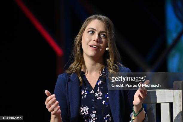 Toronto , Canada - 23 June 2022; Jordyn Dahl, Senior News Editor, LinkedIn News US on Content Makers Stage, Vox Media and the Verge: "The Future Of"...