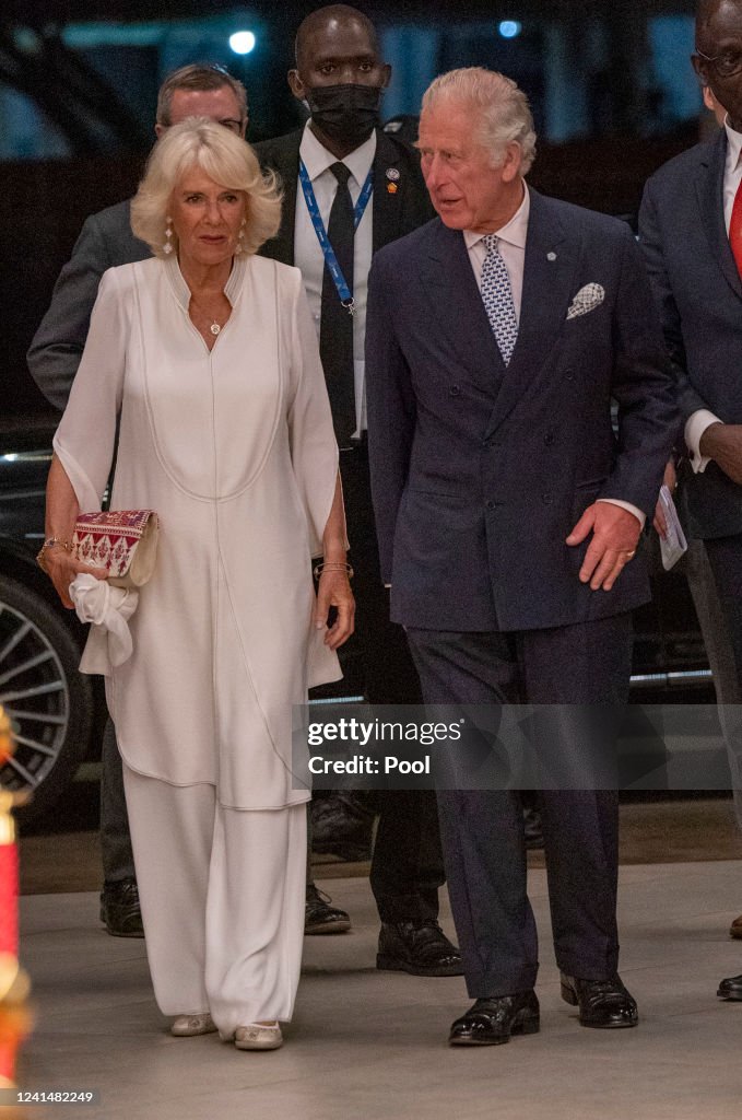 The Prince of Wales And Duchess Of Cornwall Attend Day Four of The Commonwealth Heads Of Government Meeting