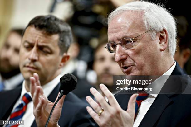 Jeffrey Rosen, former acting US attorney general, speaks during a hearing of the Select Committee to Investigate the January 6th Attack on the US...