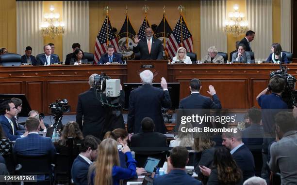 Representative Bennie Thompson, a Democrat from Mississippi and chairman of the House Select Committee to Investigate the January 6th Attack on the...