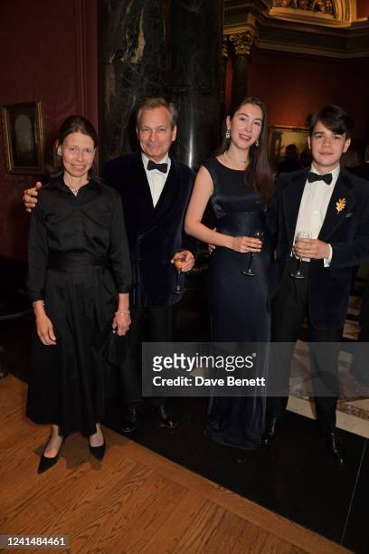Lady Sarah Chatto, Daniel Chatto, guest and Samuel Chatto attend 'The Alchemist's Feast', the inaugural summer party & fundraiser for the National...