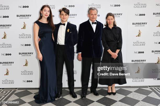 Samuel Chatto, Daniel Chatto and Lady Sarah Chatto attend 'The Alchemist's Feast', the inaugural summer party & fundraiser for the National Gallery's...