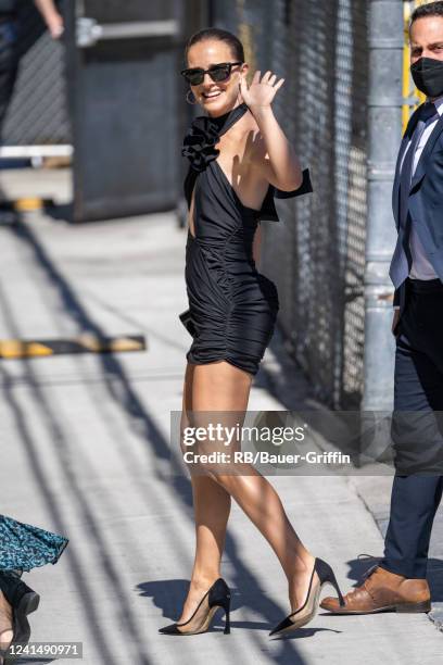 Natalie Portman is seen at "Jimmy Kimmel Live" on June 23, 2022 in Los Angeles, California.