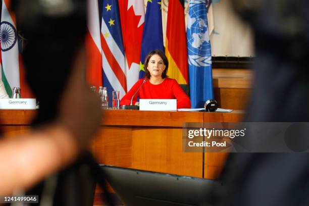 German Foreign Minister Annalena Baerbock attends the "Uniting for Global Food Security" conference on June 24, 2022 in Berlin, Germany. Foreign,...