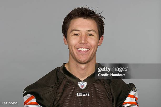 In this handout image provided by the NFL, Richmond McGee of the Cleveland Browns poses for his NFL headshot circa 2011 in Berea, Ohio.
