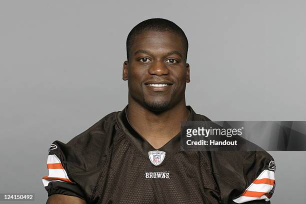 In this handout image provided by the NFL, Benjamin Watson of the Cleveland Browns poses for his NFL headshot circa 2011 in Berea, Ohio.