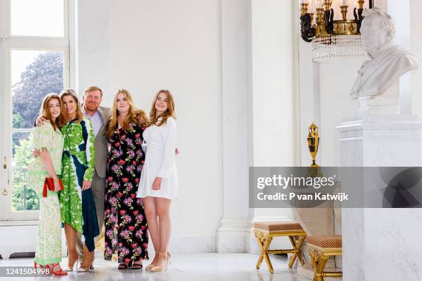 King Willem-Alexander of The Netherlands, Queen Maxima of The Netherlands, Princess Amalia of The Netherlands, Princess Alexia of The Netherlands and...