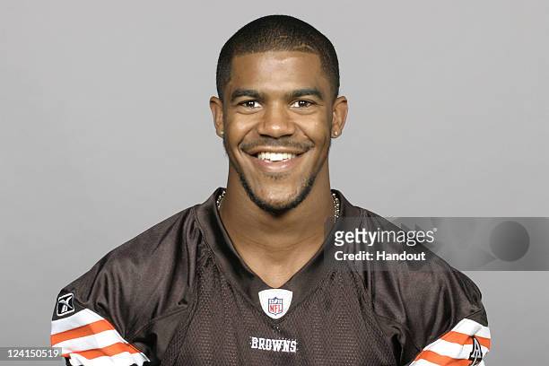 In this handout image provided by the NFL, Quinn Porter of the Cleveland Browns poses for his NFL headshot circa 2011 in Berea, Ohio.