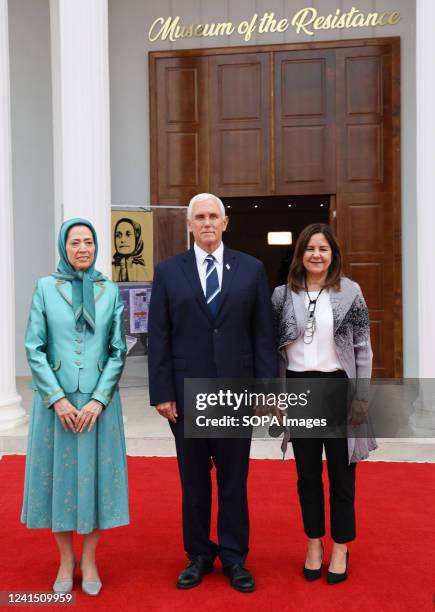 President-elect Maryam Rajavi welcomes Vice President Mike Pence and Karen Pence in Ashraf3, home to thousands of members of the principal Iranian...