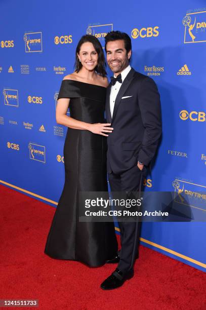 Jordi Vilasuso of The Young And The Restless and Kaitlin Riley arrive at The 49TH ANNUAL DAYTIME EMMY® AWARDS, broadcasting LIVE Friday, June 24 on...