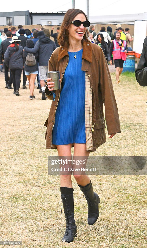 Celebrity Sightings At Glastonbury 2022