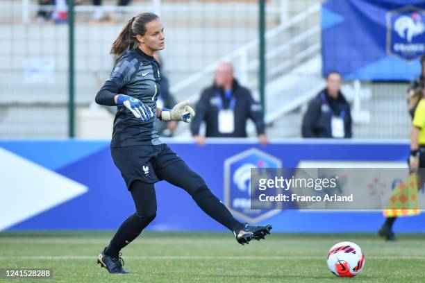 Mylene CHAVAS of France during the Women's International Friendly match between France and Cameroon at Stade Pierre Brisson on June 25, 2022 in...
