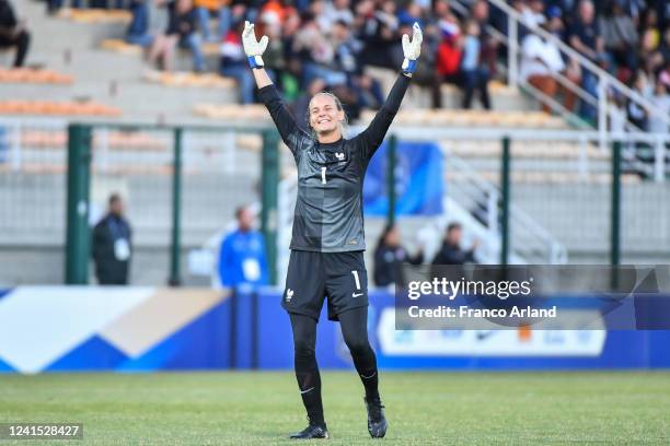 Mylene CHAVAS of France during the Women's International Friendly match between France and Cameroon at Stade Pierre Brisson on June 25, 2022 in...