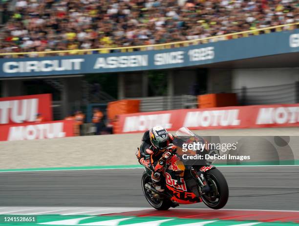 Miguel Oliveira of Portugal, Red Bull KTM Factory Racing during the MotoGP of Netherlands - Qualifying at TT Circuit Assen on June 25, 2022 in Assen,...